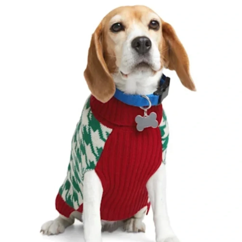 NWOT Reindeer Holiday Christmas Winter dog sweater XS